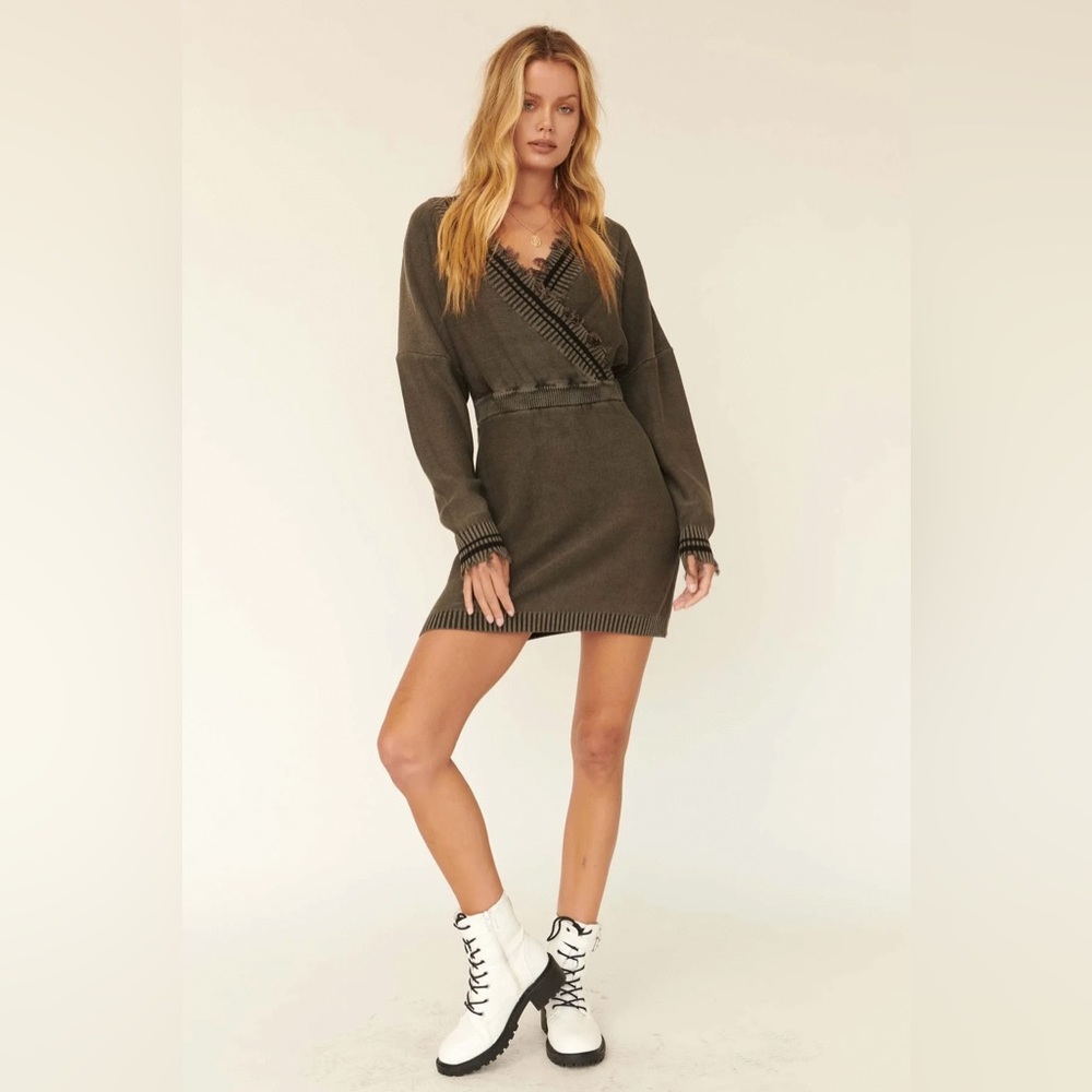 Varsity inspired sweater dress